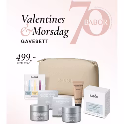 BABOR Valentines & Morsdag – Gavesett - 5 produkter og toalettmappe