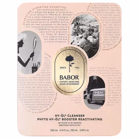 BABOR 70 Anniversary Duo Cleansing Set Reactivating Booster Duo – Rens for voksen hud - Limited Edition