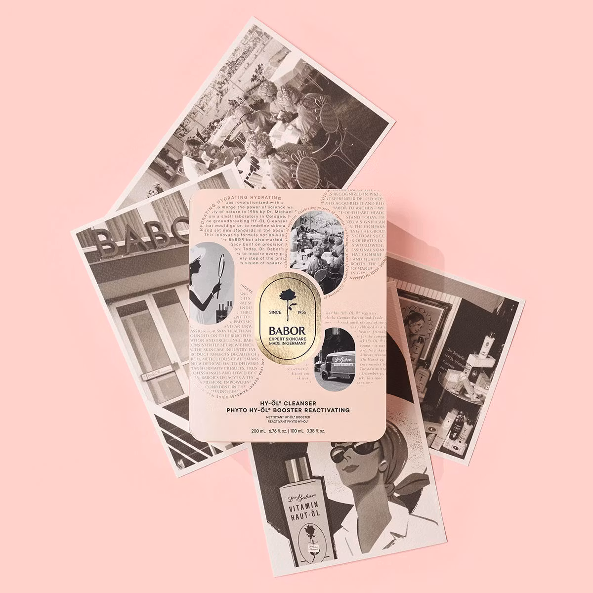 BABOR 70 Anniversary Duo Cleansing Set Reactivating Booster Duo – Rens for voksen hud - Limited Edition