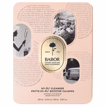 BABOR 70 Anniversary Duo Cleansing Set Calmin Booster Duo – Rens for sensitiv hud - Limited Edition