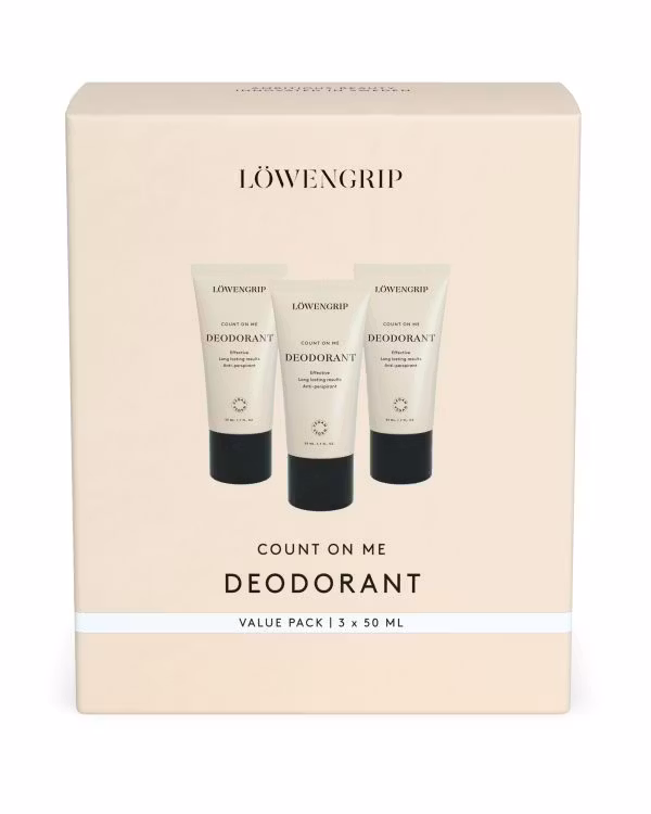 Löwengrip On Me Deo 3-pack à 50ml - Deodorant 3 i pakken