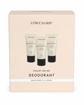 Löwengrip On Me Deo 3-pack à 50ml - Deodorant 3 i pakken
