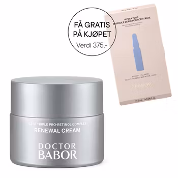 Dr. Babor regeneration The Cure Cream - styrker hudbarrieren få med GRATIS Ampoule Hydra Plus 7 dager kur