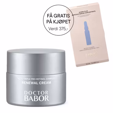 Dr. Babor regeneration The Cure Cream - styrker hudbarrieren få med GRATIS Ampoule Hydra Plus 7 dager kur