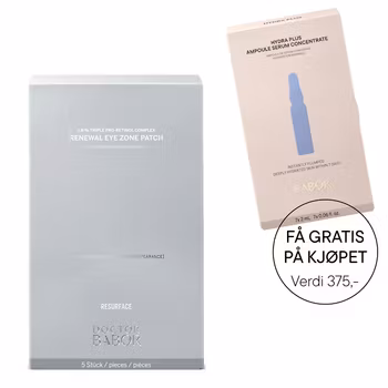 Dr BABOR Resurface – DR. Renewal Eye Zone Patch og få med GRATIS Ampoule Hydra Plus 7 dager kur