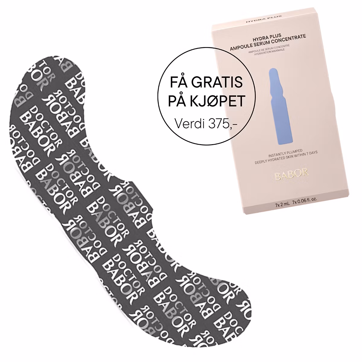Dr BABOR Resurface – DR. Renewal Eye Zone Patch og få med GRATIS Ampoule Hydra Plus 7 dager kur