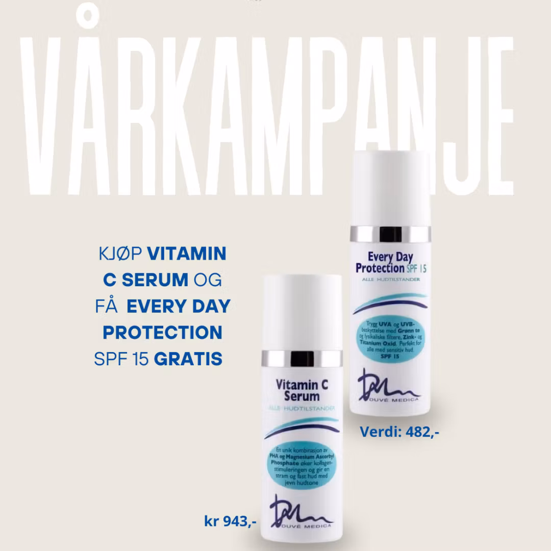 DUVÉ MEDICA Vitamin C Serum 50 ml - FÅ MED GRATIS DUVÉ MEDICA Sun Protection Medium