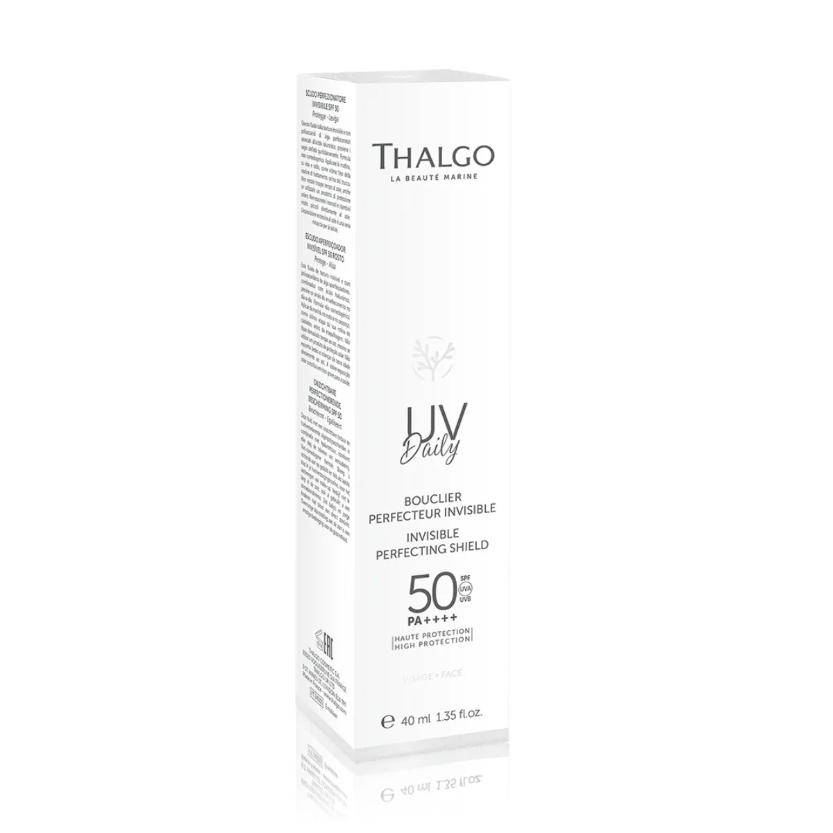Thalgo UV Daily Invisible Perfecting Shield SPF50 PA++++ Luktfri solkrem