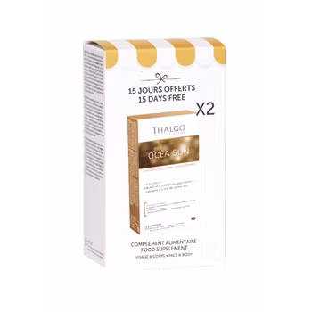 Thalgo DUO Océa Sun – 2 x 30 kapsler (60 kapsler) Betakaroten