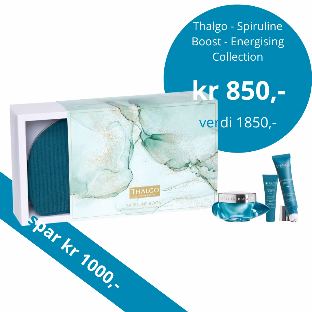 Thalgo -- Spiruline Boost - Energising Collection - Energigivende krem, serum og øyengele