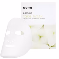 CROMA Calming Face Mask – beroligende og fuktighetsgivende sheetmaske