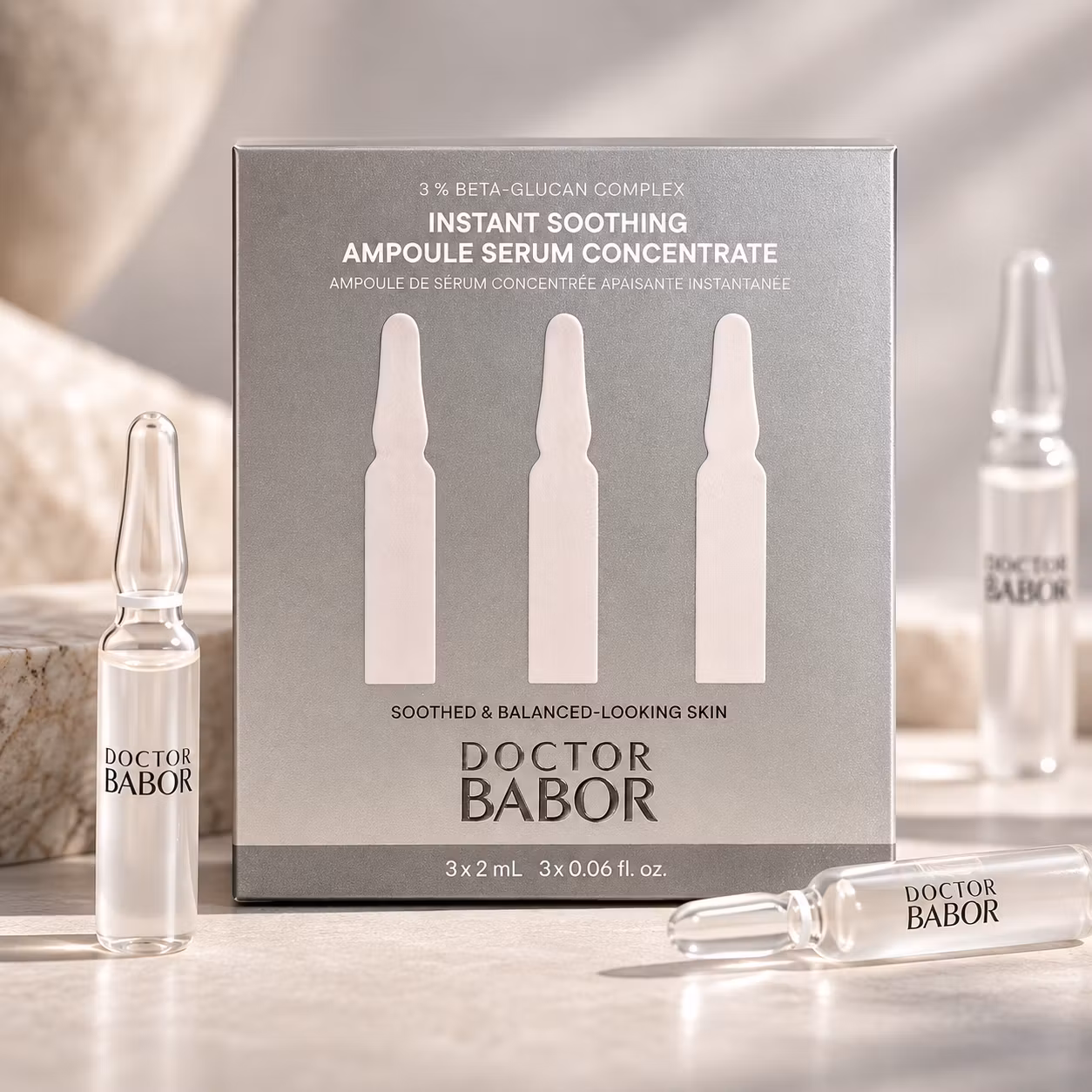 BABOR Instant Soothing Ampoulle Serum Consentrat 3 x 2 ml