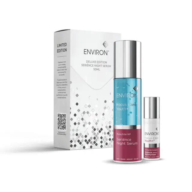 Environ Deluxe Seriènce Night Serum set 50 ml (20 ml ekstra) - nattserum sett