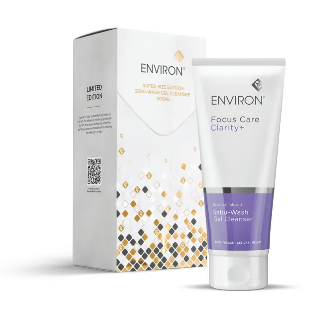 Environ Focus Care Clarity+ Sebu Wash 200ml Limited Edition (50ml mer)