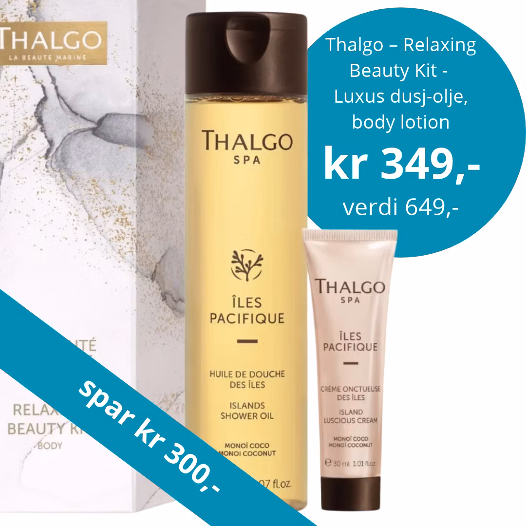 Thalgo – Relaxing Beauty Kit - Luxus dusj-olje, body lotion