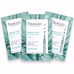 Thalgo Masque Shot - Purete Express - sheet maske 3 stk. - gir klarere hud til fet og kombinert hud