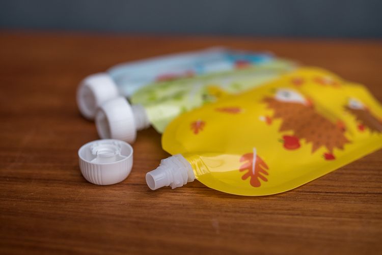 Klämmispåse / Squeeze med 3 olika motiv