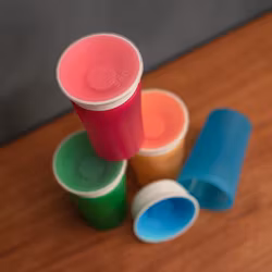 Spillfritt glas i 4 färger