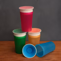 Spillfritt glas i 4 färger