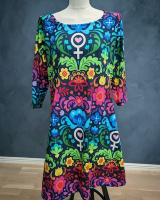 Klänning feministkurbitz A-linje