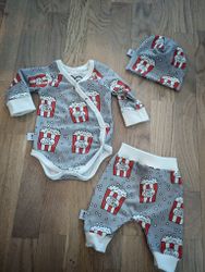 Prematurkläder med popcorn