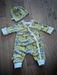 Prematur heldress med mössa safari grön