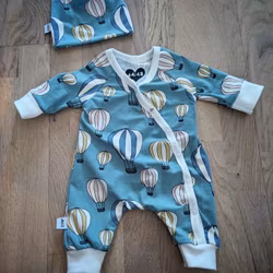 Ekologisk prematur heldress blå ballong