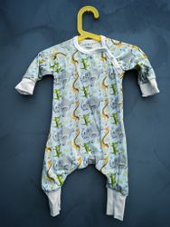 Ekologisk heldress ljusblå safari