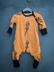 Ekologisk heldress orange ödla