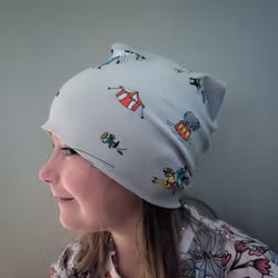 Mössa med Pippi Långstrump på cirkus