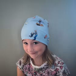 Mössa med Emil i Lönneberga blå