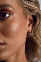 Punk creol earrings