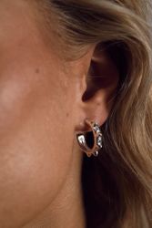 Punk creol earrings