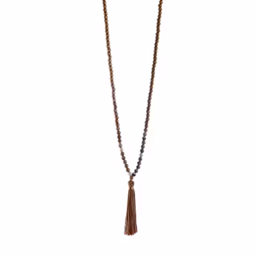 Halsband med tofs