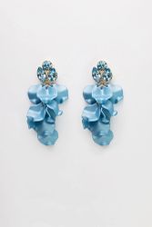 Leaf stone earrings