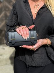 Clutch with chain strap