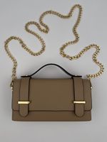 Clutch with chain strap