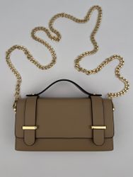 Clutch with chain strap