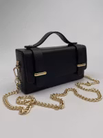 Clutch with chain strap