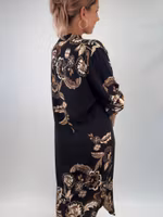 Floral print midi dress
