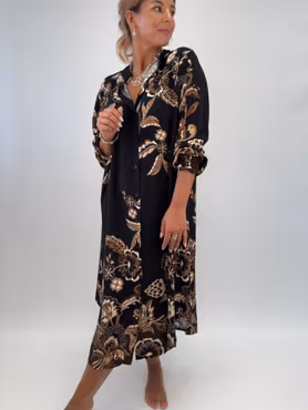 Floral print midi dress