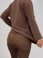 Glossy superstretch pants