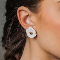 Flower small earrings
