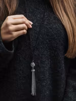 Strass Tassle Necklace