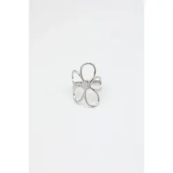 Blomring i rostfritt stål