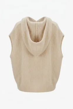 Zoé - Mohair Hoodie Vest
