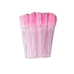 Fransborstar Glitter "Rosa" 50-pack