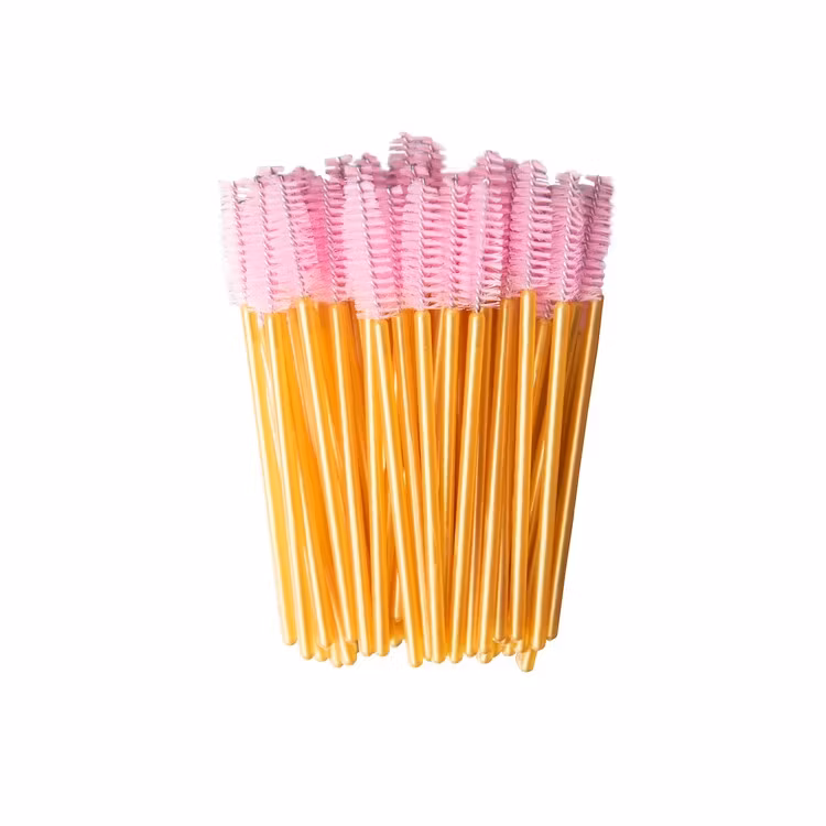Fransborstar "Rosa/Guld" 50-pack