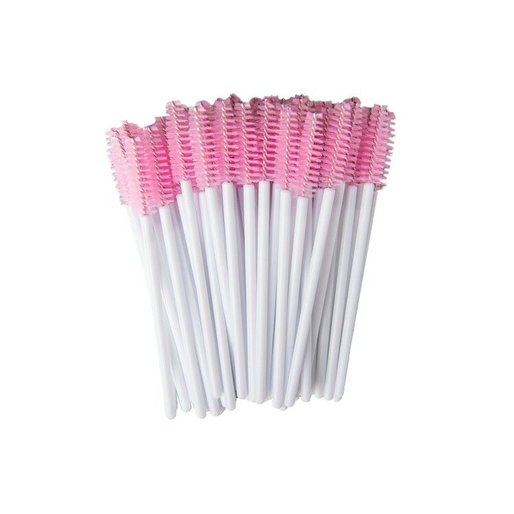 Fransborstar "Rosa/Vit"