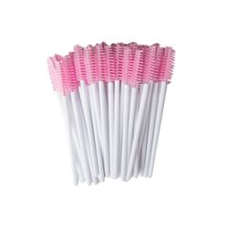 Fransborstar "Rosa/Vit"